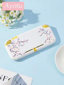 Ayotu Compatible With Switch/Switch OLED/Switch Lite Cherry Blossom Tree Pattern Game Console Shell And Accessories, The Package Includes A Protective Case, Storage Bag, Base Shell, Handle Protective Cover And Other Styles Of Accessories To Choose From. - Multicolor - View 17