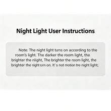 4 luces nocturnas inteligentes - Con sensor de anochecer a amanecer - Se encienden y apagan automáticamente para el dormitorio, el baño, el pasillo, la cocina - Blanco - Ver 5