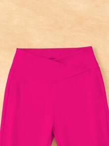 Young Girls Pants - Hot Pink - View 5