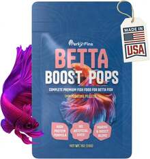 High-Protein Betta Fish Pellets Made In USA| Marine & Protein| Floating & Slow-Sinking| Premium Freshwater Aquarium Fish 1oz - 1 - View 1