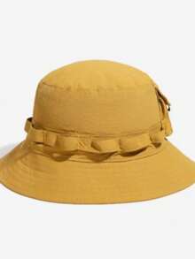 户外徒步露营钓鱼渔夫帽，男女通用速干防晒防水可收纳帽 - 灰色 - 查看 10