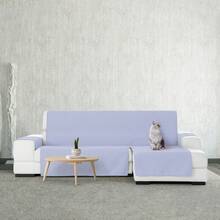Kiva Universal And Versatile Extra Right Chaise Lounge Sofa Cover, Various Colors Available – Easy To Fit Protective Chaise Lounge Sofa Cover For Backrest, Seat And Arms - Azul Silver - View 5