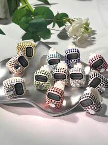 Máy đếm nhẫn kỹ thuật số, máy đếm nhẫn hiển thị tiện lợi, máy đếm cầm tay giảm căng thẳng, thích hợp để đếm khi cầu nguyện, đếm khi đan len, sử dụng trong kinh doanh, chơi golf, v.v. - Nhiều màu - Xem 10