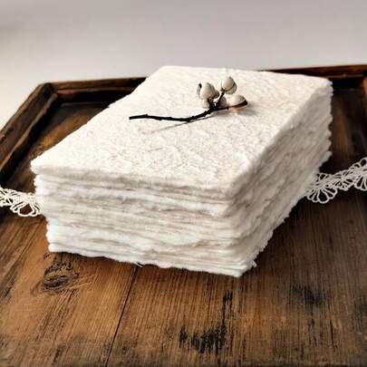 25 de coli de cartonașe cu margini ondulate, hârtie goală lucrată manual, 10 * 15 cm, hârtie ruptă lucrată manual pentru jurnale de vacanță, semne de carte, recuzită foto, notițe autoadezive, felicitări, potrivite pentru nunți, petreceri, zile de naștere