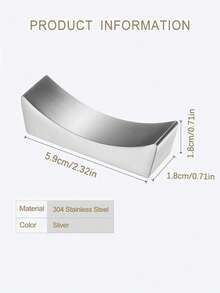 Set 4/2/1 Tempat Sumpit Stainless Steel 304, Rak Peralatan Makan Desain Alur Perak, Dapat Digunakan Kembali & Aman untuk Mesin Pencuci Piring, Cocok untuk Sumpit, Sendok, Garpu - MultiWarna - View 7