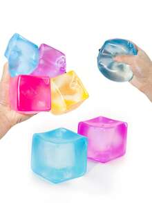 1pc Nice Multifunctional Stress Relief Cube Toy, Suitable For Office, Outdoor And Corporate Environment, Desktop Decor And Giveaways, Adult Popular Decompression Toy, Suitable For Classroom And Travel, Sensory Play - Nee Doh - View 10