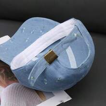 1pc Embroidered Baseball Cap, Breathable Thin Style, Truck Driver Unisex Outdoor Sun Hat, Suitable For Spring/Summer. Student & Couple Gift.,Holiday,Festival - Floral Pattern In 3 Colors - View 8
