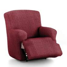 Kiva Bi-Elastic Recliner Chair Cover With Adjustable Support Foam, Various Colors Available - Breathable And Durable Recliner Chair Cover - 鏽棕色 - 查看 3