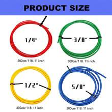 4件套交流铜管弯曲工具套装，3米长PE材质，包含1/4英寸、1/2英寸、3/8英寸、5/8英寸铜铝管弯曲及保护工具 - 3米 - 查看 6