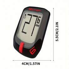 Wired Bike Speedometer LCD Display Bicycle Odometer Stopwatch Time Display Cycling For Mountain Road Bike - T6 Bicycle Speedometer - View 6