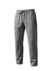 Herren Casual Gerade Bein Hose, Neue Loose Fit mit Kordelzug Taille Hose, geeignet für Frühling, Sommer, Herbst Alltag, Pendeln, Outdoor Sport, Lässig Anlässe - Grau - Übersicht 6