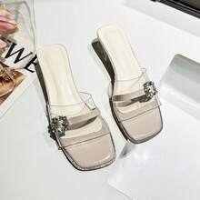 Women Heeled Sandals - Khaki - View 10