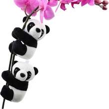 12pcs Panda Shaped Clips, Panda Design Curtain Clips, Memo Clips, Photo Clips; Cute Panda; Home Decor, Potted Plants And DIY Crafts; Chinese Style Souvenir - Multicolor - View 8