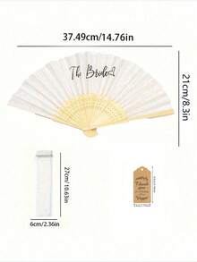 1-15 chiếc quạt xếp bằng tre lụa in hình trái tim màu trắng, quạt xếp cầm tay bằng tre thích hợp cho cô dâu, tiệc độc thân, đám cưới, trang trí tiệc cô dâu, quà tặng phù dâu, trang trí đám cưới, quà cưới hoàn hảo, phụ kiện trang trí tiệc độc thân và tiệc cô dâu, thích hợp cho nhiều bữa tiệc và sự kiện khác nhau. - Hỗn hợp - Xem 9