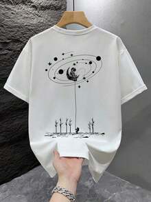 Camisetas de hombre para primavera y verano - Blanco - Ver 3