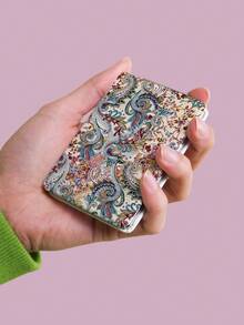 1 chiếc gương trang điểm họa tiết hoa văn Bohemian cổ điển, có thể gập lại, nhẹ, nhỏ gọn, tiện dụng, chất liệu da PU bền, phù hợp cho nhiều dịp, thiết kế họa tiết Paisley cổ điển, cấu trúc gập tinh tế, chắc chắn và chống sốc, dễ dàng mang theo. - Nhiều màu - Xem 6