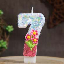 Nến số hoa mai từ 0-9, thích hợp cho tiệc sinh nhật, tiệc sinh nhật lần thứ nhất, kỷ niệm, tiệc theo chủ đề. - Nhiều màu - Xem 7