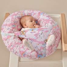 Nursing Pillow, Breastfeeding Pillows, Infant Feeding Support Pillow Multi-Functional  Portable Support Cushion For Travel - Pink - View 4