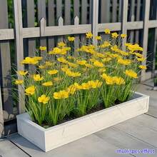 JHSHUDSE 5pcs - Realistic Artificial Yellow Floral Plants, Maintenance-Free Fake Greenery, Suitable For Indoor/Outdoor Decor - Perfect For Halloween, Thanksgiving, Christmas, Grandparents' Day Gifts Or Wedding Party, Office Housewarming. Lifelike Floral Design, Vivid Texture And Vibrant Color, Holiday Decorations, Event Styling, High-Quality Plastic Flowers, Home Decor, Event Planner - 5 - View 7