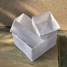 1pc/4pcs Multi-Layer Fabric Storage Box, Foldable Drawer-Style Organizer Suitable For Home, Office, Warehouse And Dorm, Lidless Clothing & Accessory Storage Box, Mother's Day Gift - Khaki - View 5