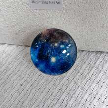 水晶星空手机贴纸支架，慵懒桌面支架，适用于所有手机 - 彩色 - 查看 12