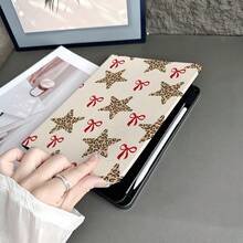 1 件装豹纹保护套 - 适合追求大胆时尚的人士，带笔槽，兼容 iPad 10.9/10.2/Air 5/Pro 11/10/9.7/Air 2/(第七代)/(第八代)/Air 4/5/Pro 11/第十代 10.9 英寸 2022 款智能保护套/Air 13(M3 2025)/Air 11(M3 2025)/Air 11(M3 2025)/11(A16 2025)/Galaxy Tab S10+/S9/A9，具备自动唤醒/睡眠功能 - 彩色 - 查看 8