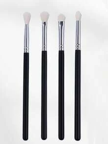 Bộ 4 cọ tán phấn mắt, cọ trang điểm tán phấn mắt bằng lông dê. - màu đen - Xem 9