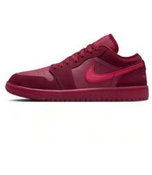 Nike AIR JORDAN 1運動休閒訓練緩衝女子籃球鞋 - 酒紅色 - 查看 2