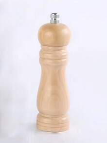 Moulin à poivre en bois noir de 6 pouces, moulin à poivre manuel pour poivre en grains, flocons, gros sel de mer, meule en céramique, accessoire de cuisine - Multicolore - Voir 12