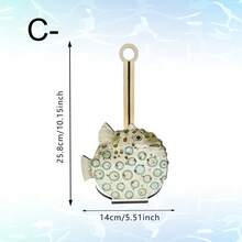 1/3pcs Farmhouse Kitchen Freestanding Paper Towel Stand. Wooden Ocean Animal Theme Paper Roll Organizer Rack. Blue Dolphin, Sailboat And Blowfish Design. For Kitchen Counter Storage, Coastal Home Decors. - Multicolor - View 13