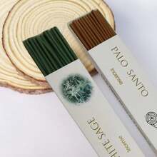 White Sage + Palo Santo Incense Set, Natural Smudge Sticks For Spiritual Cleansing, Awakening Inner Power, Stress Relief, Air Purification, Handmade Aromatherapy Suitable For Yoga And Home - 35 Stalks Each Of Sage and Sage Wood - View 5