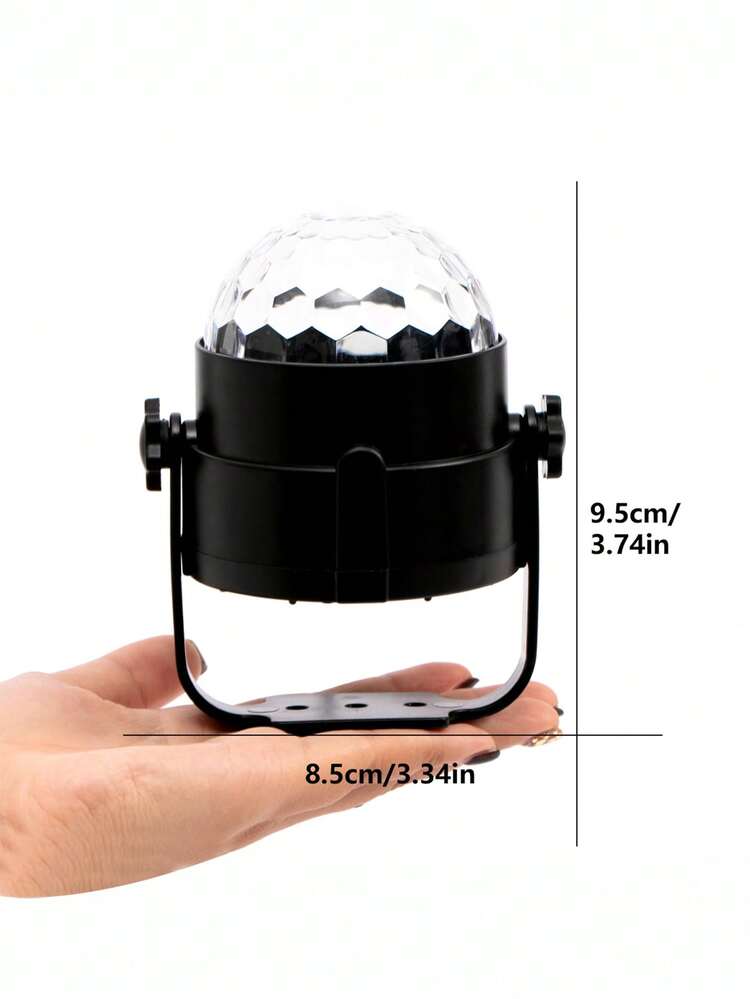 Đèn quả cầu disco LED - Đèn chiếu quả cầu pha lê ma thuật đa chức năng trong nhà, cấp nguồn USB, nguồn sáng LED, thích hợp cho tiệc tùng, phòng khiêu vũ, karaoke, trang trí phòng, thích hợp cho trang trí không khí Giáng sinh, Halloween, quà tặng ngày lễ cho bạn bè và gia đình. - Đèn chiếu quả cầu ma thuật RGB - Xem 10