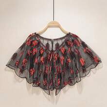 1 chiếc khăn choàng lấp lánh họa tiết lá cây nhiều màu sắc cổ điển thập niên 1920 dành cho nữ, khăn lưới thanh lịch phù hợp cho đám cưới, tiệc tùng và váy đầm. - Nhiều màu - Xem 7