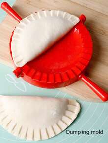 1pc Plastic Dumpling Mold Set, PP Manual Dumpling Maker, 4-In-1 Dumpling Skin Press, Pie Crimper, Dumpling Mold, Dumpling Cutter, Bun Maker, Mini Pie Maker, Dumpling Shaper, Potsticker Maker,Easy To Use,Home Kitchen Dumpling Tools - Multicolor - View 10