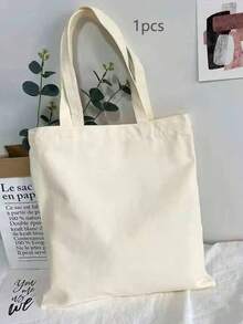 1/3/5 túi tote vải bố, túi mua sắm trơn, túi đựng đồ tạp hóa đa năng thời trang có thể tái sử dụng, quà tặng hội nghị, thiết kế DIY, phong cách tối giản thanh lịch, quà tặng đám cưới cho phù dâu, ba lô học sinh, quà tặng tựu trường và quà tặng giáo viên, quà tặng Ngày của Cha - Nhiều màu - Xem 9