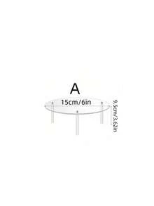 Giá đựng bánh cupcake bằng acrylic, giá trưng bày tráng miệng hình tròn trong suốt, thích hợp cho bánh ngọt, sinh nhật, đám cưới, bánh pastry. - Nhiều màu - Xem 9