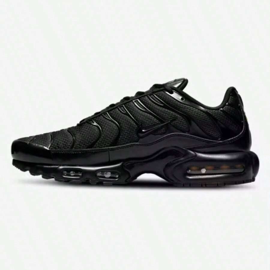 Nike Air Max Plus TN Tuned Triple White Black Cool Grey 604133-139 Men's | Everyday Versatile, Comfortable Fit - 黑色 - 查看 1