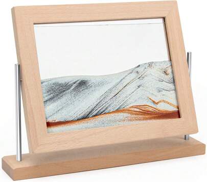 Dynamic Flowing Sand Art Painting, Creative Desk Decor For Home & Office, Relaxing Visual Display