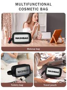 Bộ dụng cụ trang điểm 40 món bao gồm: Bộ 20 cọ trang điểm + 1 túi đựng mỹ phẩm và đồ dùng cá nhân đa năng có khóa kéo chống thấm nước + 1 băng đô cài tóc + 2 dây đeo chậu rửa tay + 1 dụng cụ vệ sinh cọ trang điểm + 3 bông phấn phủ mini + 3 mút trang điểm + 3 mút trang điểm mini + 3 bông phấn phủ tam giác + 3 mút rửa mặt, tất cả trong một & thân thiện với người mới bắt đầu | Sẵn sàng mang theo du lịch & thích hợp làm quà tặng | Hoàn hảo cho người mới bắt đầu/phụ nữ. - màu đen - Xem 11