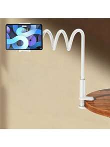 多功能360°旋转手机/平板电脑支架，慵懒床头支架，可调节按钮，稳定易调，适用于智能手机、平板电脑 - 彩色 - 查看 18