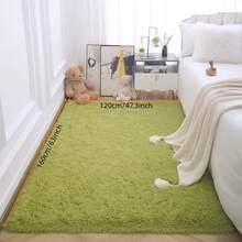 1pc Soft Modern Indoor/Outdoor Plush Carpet, Available In Pink/Grass Green/Camel, Suitable For Bedroom, Living Room, Dorm, Room Decor, Non-Slip Polyester Material, Comfortable Room Decor Rug - Multicolor - View 19
