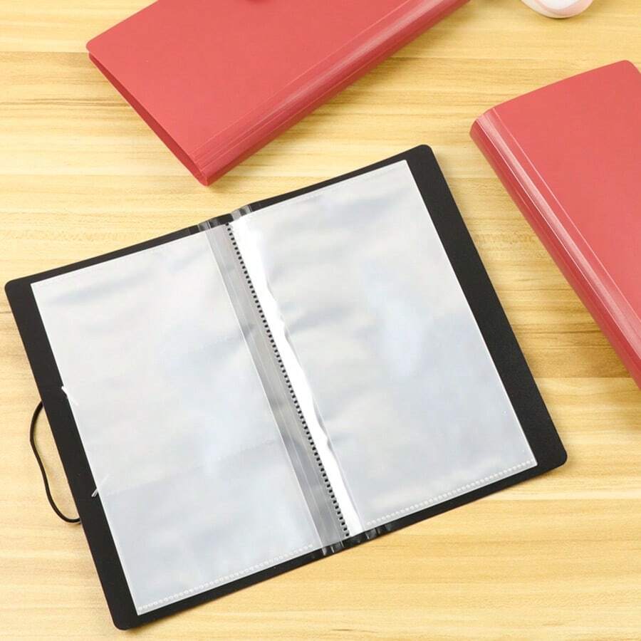 Car Music File Folder/Binder, Automatic Insurance And Registration Card Organizer - Car Glove Box File Organizer - Essential Car File Organizer For Driving License, AAA, Contact Cards, Etc. - Multicolor - View 1