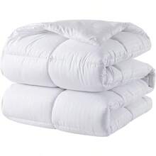 Comforters Queen Size, Duvet Insert, White All Season Duvet, Lightweight Quilt, Down Alternative Hotel Comforter (White, Queen 88x92 Inches) - trắng - Xem 9