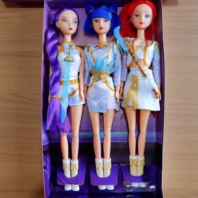 1pc/3pcs Of Witch Hunting Squad Demon Hunting Team Demon Hunting Squad K-POP Doll, Zoe Vinyl Action Figure Toy, Collectible K-Pop Idol Action Figure, Cute Character Doll, Fun Alternative For Fans, K-Pop Merchandise Gift [Styles And Packaging Are Shipped Randomly].