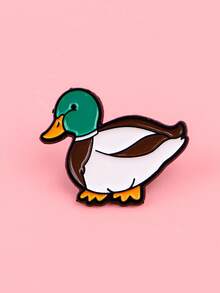 Insignia de esmalte de pato, alfileres de solapa, insignias para mochila, broches para ropa, broche de dibujos animados, joyería linda, accesorios de regalo - Multicolor - Ver 3