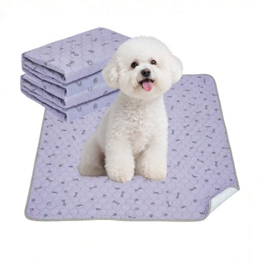 Dog Pee Pads Reusable Puppy Pads Training Mat With Non-Slip Backing For Floor Crate Couch Protection & Potty Training - Grey - View 1