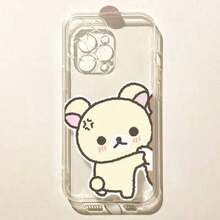 INS Funny Cute Couple Bear Rilakkuma Latest Fashion Phone Case, Fast Shipping From Local Warehouse, Suitable For IPhone17/16/15/14/13/12/11/Air/Pro/ProMax And  Galaxy S22/S23/S24/S25/S26 Plus Fe. Highly Popular, Playful, Funny And Interesting Patterns, Cute And Quirky Characters, Classic And Fashionable Phone Case. Professional Anti-Drop, Anti-Fingerprint, Durable Phone Case, Cute Phone Case, Women's Phone Case, Men's Phone Case. A Very Good Gift Choice. Transparent Shockproof Protective Cover Gift For Birthday Christmas Halloween - 2 - 查看 3