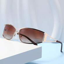 2025新款镂空时尚眼镜，复古个性街头风高端上镜女款眼镜（1副） - 彩色 - 查看 3