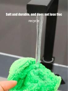 1pc/5pcs Reusable Flat Mop Pads, Suitable For Dry & Wet Cleaning, Replaceable Mop Cloth - Multicolor - View 7
