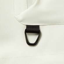 Chaqueta impermeable y cortavientos LI-NING para mujer, con sistema repelente al agua y alta transpirabilidad, ideal para actividades al aire libre y uso casual (AFDVB48). - Beis - Ver 7